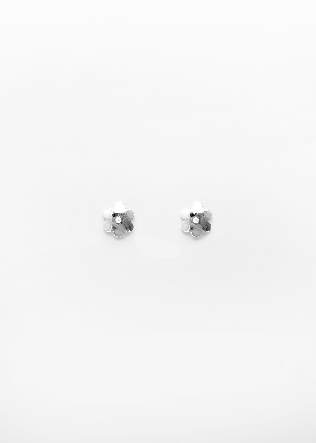 Boucles d'Oreilles Coton Argent