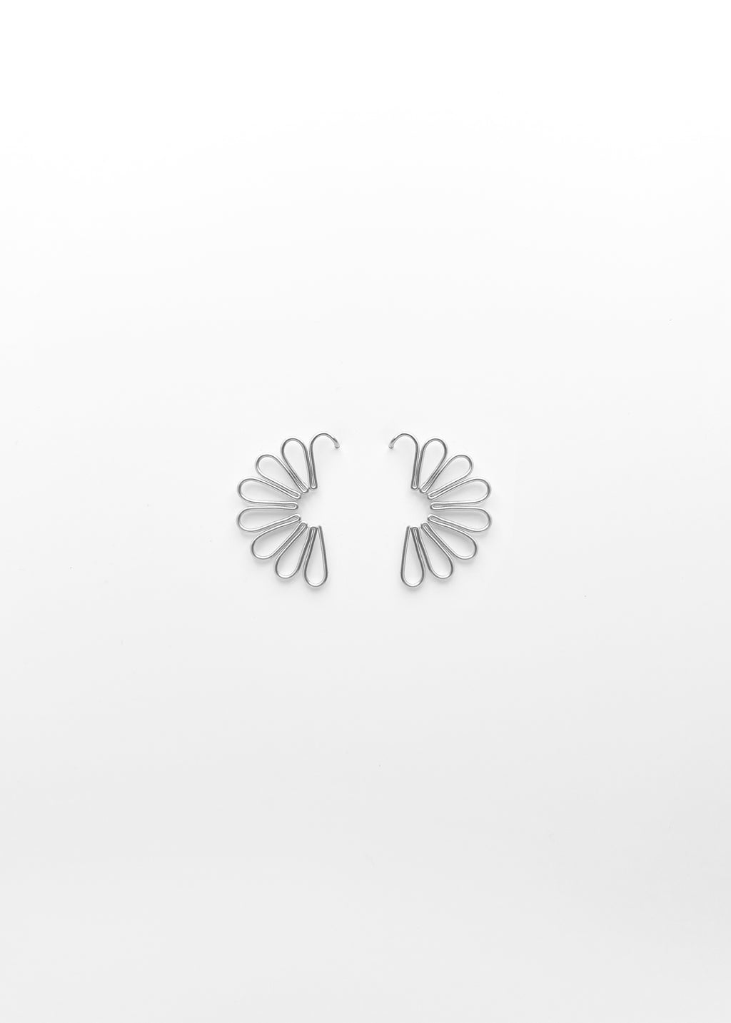 Boucles d'oreilles Marguerite Argent et Gold Filled