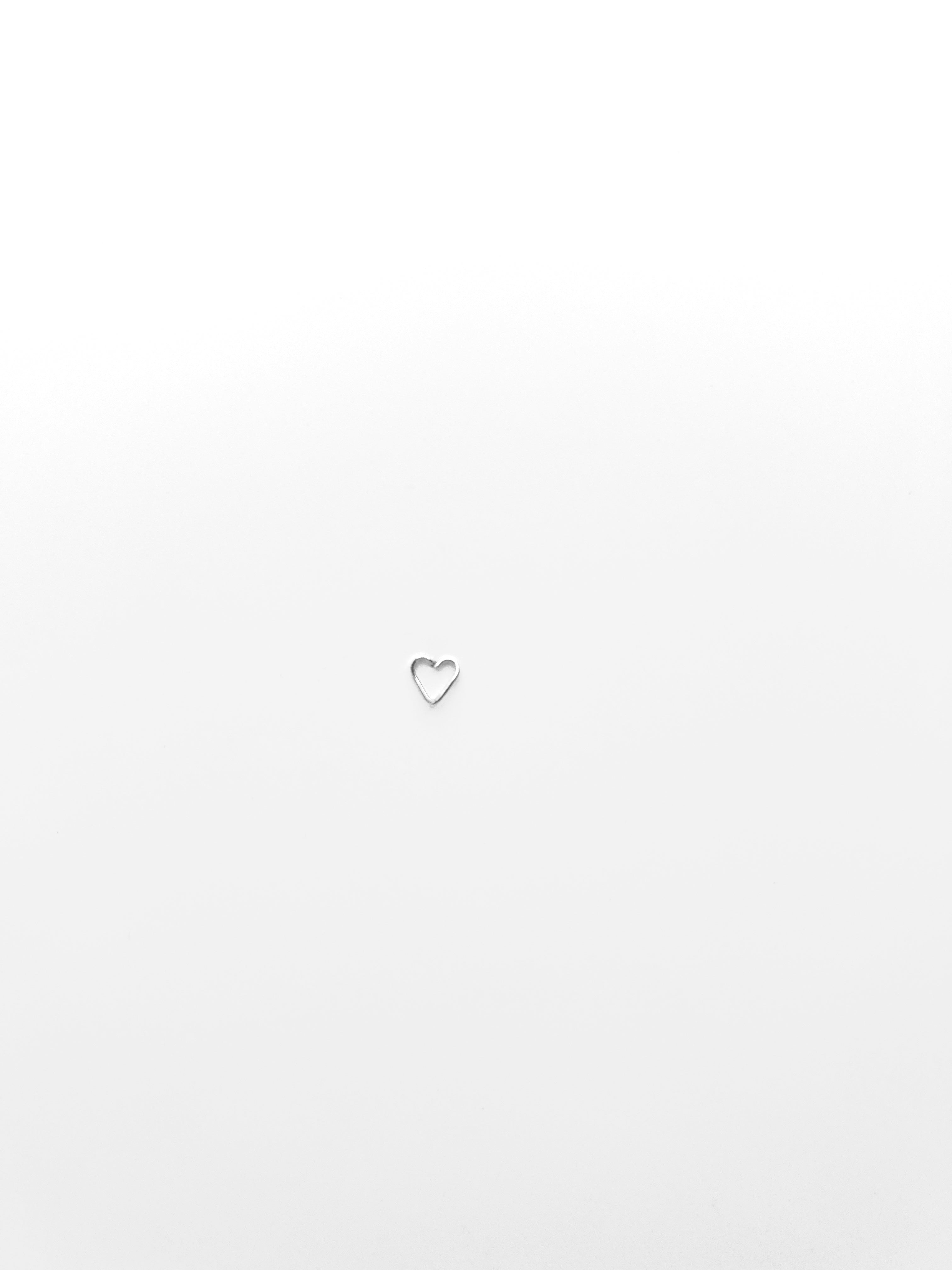 Boucles d'Oreilles Coeur Argent et Gold Filled