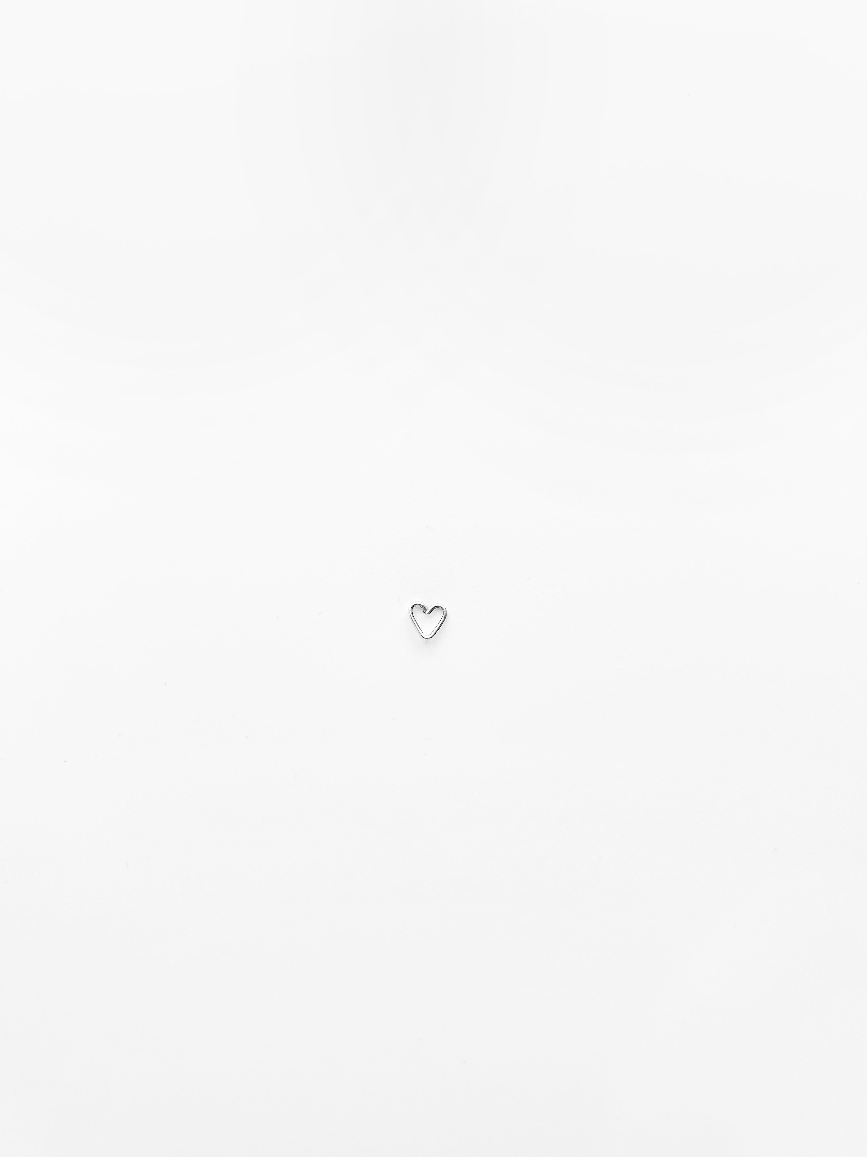 Boucles d'Oreilles Coeur Argent et Gold Filled