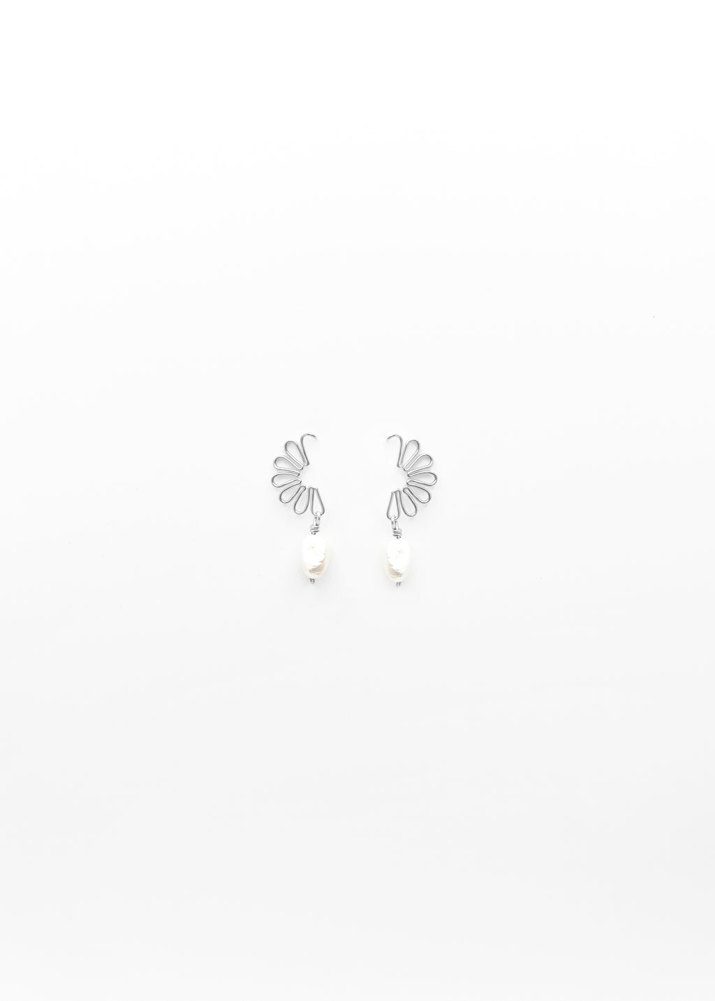 Boucle d'Oreilles Pâquerette Argent et Gold Filled