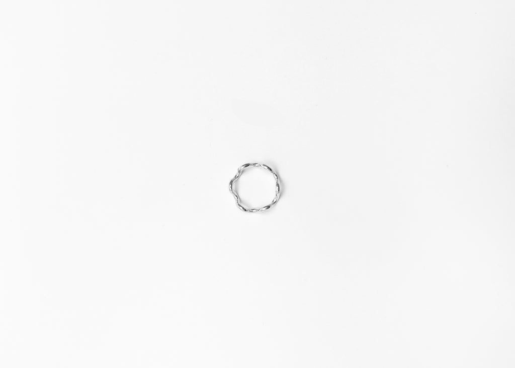 Bague de phalange Flots Argent