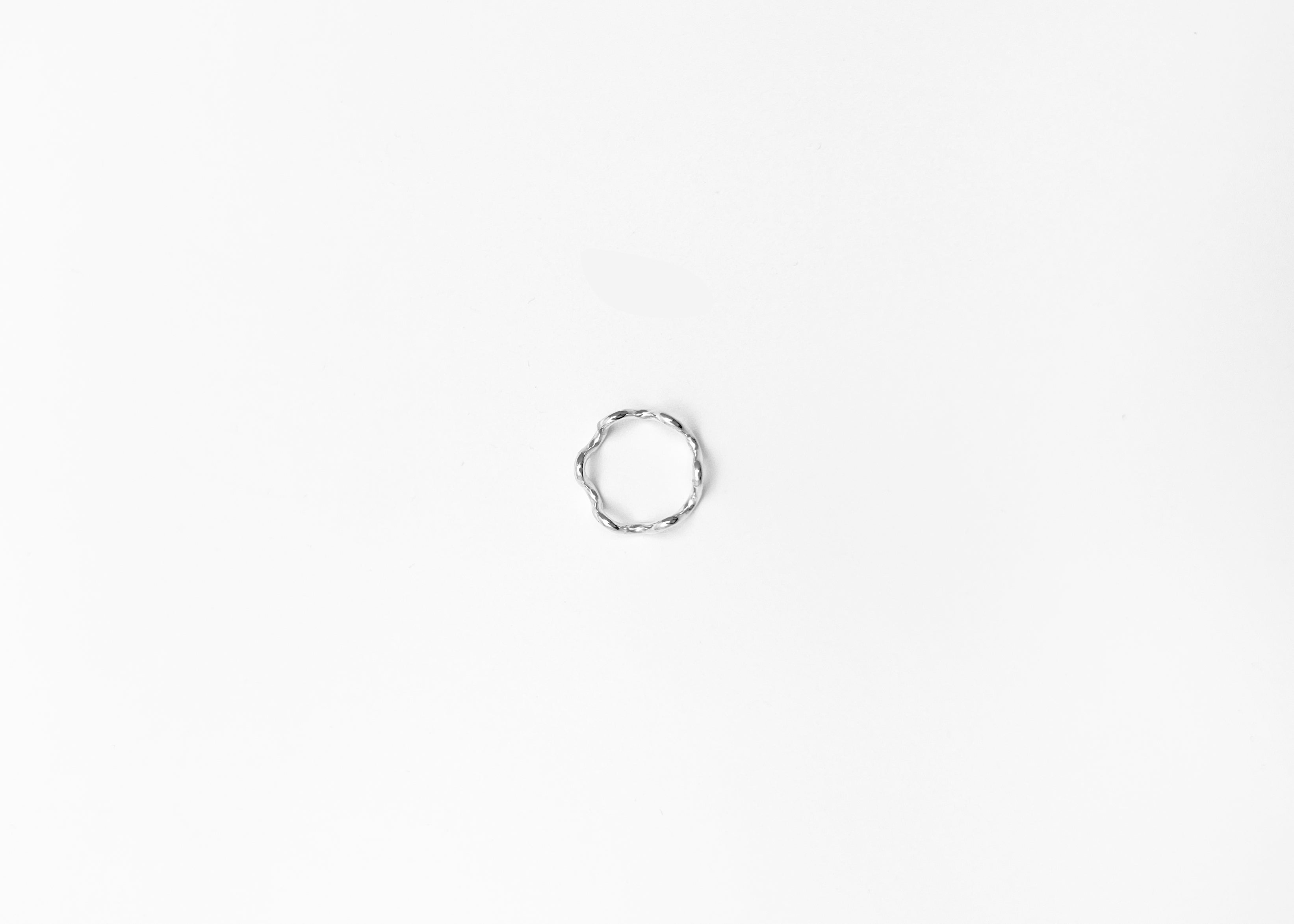 Bague de phalange Flots Argent