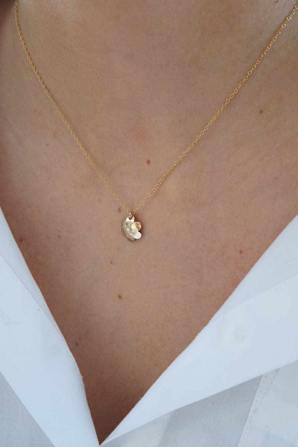 Collier Coton Argent