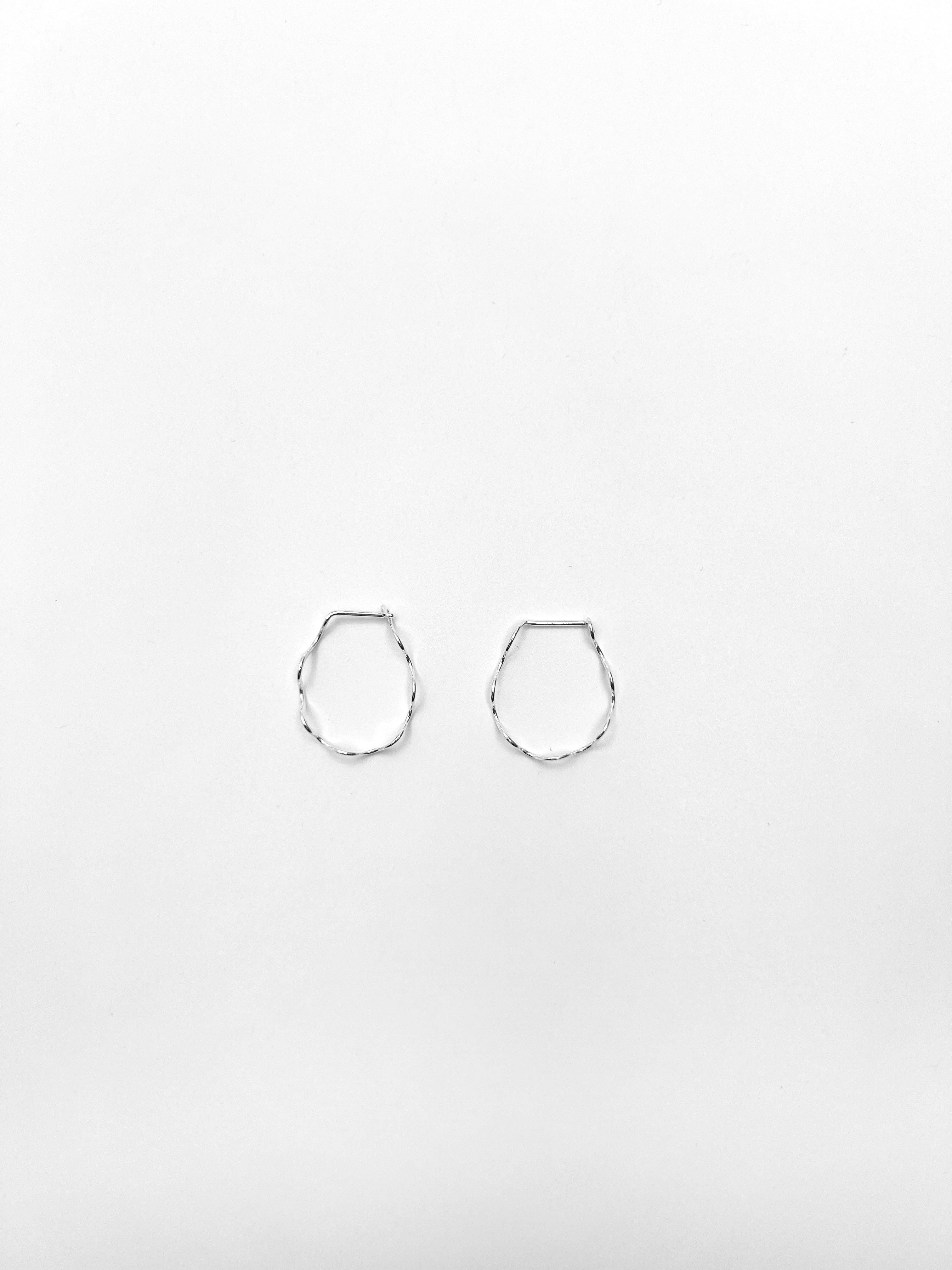 Créoles Flots Argent & Gold Filled