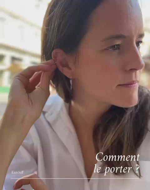 Earcuffs Brume S & M Argent